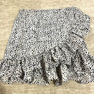 SHEIN black and white skirt